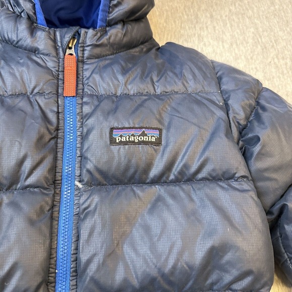 Patagonia Kids Puffer Jacket - Navy and Blue - Picture 3 of 6